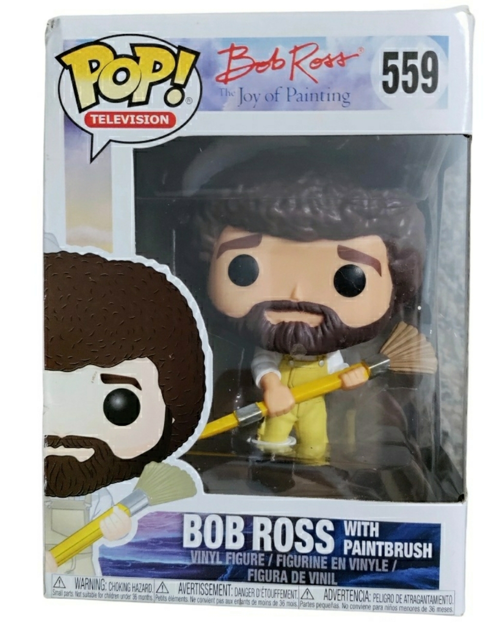 Funko Pop Bob Ross With Paintbrush